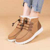 5 pares de zapatos de nieve de un pedal con banda elástica para estudiantes cálidos de tubo medio de algodón - details 16
