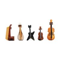 Instrumento de música en miniatura, miniviolín de resina, adornos decorativos para casa de muñecas, manualidades, manualidades, hogar, Bar - details 15