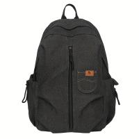 Mochila para deportes al aire libre: moderna mochila vaquera con múltiples compartimentos, cierre de cremallera y bolsillos utilitarios para correr, entrenar y uso informal - details 5