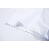 Las mejores camisas casuales básicas de moda de verano, camisetas holgadas de algodón puro para hombres y nuevas camisas de manga corta para parejas con estampados de logotipos en la parte delantera. - details 9