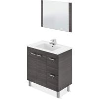 Módulo de Espejo y Cajones Brillo Blanco Tamaño 80x80x45cm Muebles de Baño - details 13