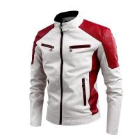 Chaqueta de Cuero de Motocicleta para Hombres Ajuste Delgado PU de Alta Calidad Moda Otoñal Casual - details 5