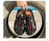 Sandalias suaves de verano para hombre, zapatillas informales de cuero para exteriores, antideslizantes, ligeras y cómodas, zapatos deportivos de playa - details 15