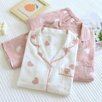 Nuevo Conjunto De Pijamas Primavera/Otoño Para Mujer Algodón 100% Manga Larga Pantalones Largos Estilo Dulce Y Amoroso - details 4