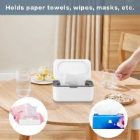 Cajas de Pañuelos con Tapa, manten Frescas, Toallitas Húmedas, Caja de Servilletas - details 4