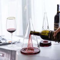 Botella de vino tinto de vidrio monoborosilicato, cascada rápida, separador piramidal, decantador de whisky, herramienta basculante - details 12