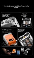 Nueva Maquinilla de Afeitar Portátil Mini Afeitadora Eléctrica para Viajes Pantalla Digital - details 1