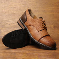 Zapatos casuales de negocios tendencia retro zapatos de cuero de gran tamaño - details 9