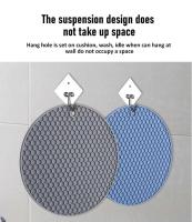 Villa de Silicona Multifuncional para Cocina Alfombra Circular Antideslizante Resistente al Calor - details 8