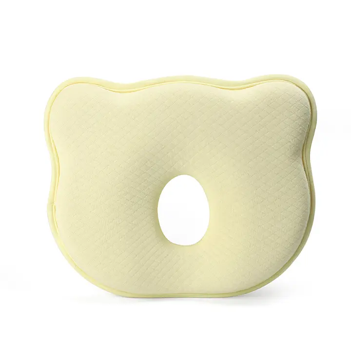 Almohada de algodón para dormir para bebé, sección media cóncava con excelente soporte para la cabeza, adecuada para un sueño cómodo - 1