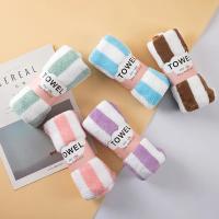 Juego de Toallas de Baño de Secado Rápido Diseño a Rayas Sencillo Toallas de Cara y Mano Suaves de Microfibra Ideal para Baño y Natación - details 1