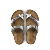 Sandalias de corcho con punta de clip Birkken de piel de vaca para hombre y mujer, zapatillas informales, uso exterior diario para verano - details 17