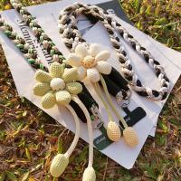 Correa de Teléfono Lanyard para Mujeres Estilo LargoinsCuerda trenzada hecha a mano de flor de viento, duradera, anti-pérdida para exteriores - details 12