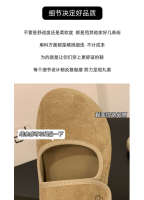 Baotou medias zapatillas ropa exterior de mujer, nuevas zapatillas perezosas de mujer de suela gruesa de primavera y verano. - details 4
