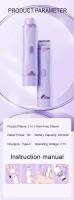 Herramienta de Afeitado Inalámbrica 2 en 1 para Mujeres Afeitadora de Agua Impermeable - details 4