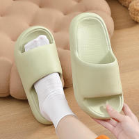 Zapatillas de verano para hombre y mujer, sandalias de playa con suela suave de EVA, zapatos planos informales con plataforma, antideslizantes para interior y baño - details 12