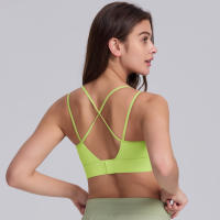 Hamidou-Sujetador de Yoga para mujer, ropa de Pilates de alta intensidad a prueba de golpes, con correas de hombro cruzadas absorbentes de golpes, para gimnasio - details 28