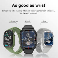 Reloj inteligente G96, dispositivo con asistente de voz, Bluetooth, llamada, entrenamiento de respiración, fotografía remota, 123 modos deportivos - details 10