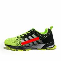 Zapatos deportivos de malla tejida con mosca transpirable para hombre de gran tamaño de primavera, zapatos para correr 8702 - details 2