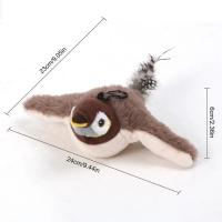 Juguete de Gato Interactivo Pájaro Volador Recargable Se Activada con Toca de Catnip - details 4