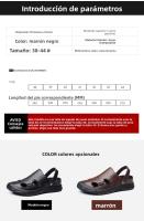 Nuevos Sandalias de Verano 2025 para Hombres Suela Suave, Transpirable, Estilo Casual, Cubierta de Pie, Bolsa de Cabeza - details 0