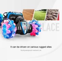 Coche acrobático teledirigido para niños, juguete electrónico con Sensor de gestos y reloj, rotación LED, 2023G, novedad de 2,4 - details 8