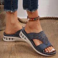 zapatos de zapatilla de tacón de cuña de verano para mujer - details 6