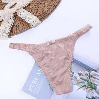 Calzoncillos dulces sin costuras para niña, cinturón fino para mujer, bragas deportivas, bragas con lazo, Tanga para mujer, lencería femenina, calzoncillos de satén - details 24