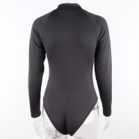 BUNO-body Sexy con cremallera para mujer, camiseta ajustada de manga larga con cuello redondo a la moda, ropa para discoteca para fiesta nocturna de otoño - details 11