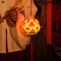 Lámpara de Loto Brillante en Mano Decoración Festiva China del Autumnio 2024 - details 4