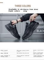 Zapatos informales para hombre, suela MD de gran tamaño, parte superior de malla transpirable, nuevos zapatos deportivos cruzados para caminar y correr - details 3