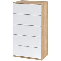 Dormitorio Auxiliar Color Blanco Y Roble Sinfonier Estilo Moderno 110x60x40 Cm - details 0
