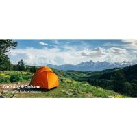 Cama de Camping Plegable con Colchón 190x65x30cm, Cama de Camp Portatil con Bolsillo Lateral, Tumbona Jardin Exterior con 5 Respaldo Regulable, Hamacas para Camping Jardín Exterior Interior, Gris - details 8