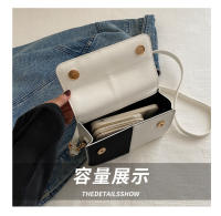 Bolso de mano Popular para mujer, bolso de hombro elegante y versátil, bolso cuadrado pequeño de empalme de moda - details 6