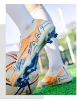 Putian-zapatos de fútbol juvenil con Copa Europea, zapatillas de fútbol de caña baja, sin costuras, con tejido volador, característica de entrenamiento con uñas rotas, 2025 - details 8