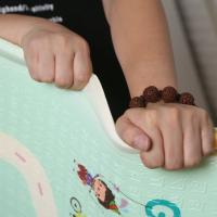 Alfombra de espuma para niños, alfombra de dibujos animados para gatos, plegable para bebés - details 0
