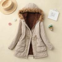 Chaqueta de algodón acolchada para mujer, abrigo informal ajustado con capucha, Parkas acolchadas, abrigo cálido, otoño e invierno, nové de 2025 - details 4