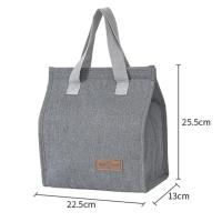 Bolsa de Almuerzo Multifuncional con Aislamiento Térmico Caja de Almacenamiento de Color Sólido para Niños y Picnics Mochila de Senderismo Ligera - details 8