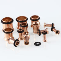 2 uds ensanchador expansor oreja 1,6-10mm joyería piercing del cuerpo punk Acero inoxidable flare carne túnel oído tapones túnel - details 5