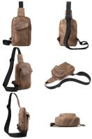 Bolso de pecho Simple de gran capacidad para hombre, riñonera informal impermeable para hombre, bolso multifuncional para teléfono móvil de estilo coreano para niños - details 13