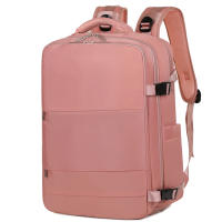 Bolsa de viaje portátil de gran capacidad para ordenador portátil de negocios, mochila informal multicapa con doble cremallera - details 10