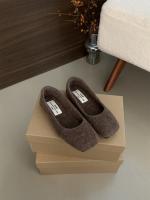 Zapatos individuales esponjosos de moda de gama alta nuevos zapatos planos de hadas con temperamento de brisa nocturna francesa zapatos de algodón de terciopelo de invierno femenino - details 35