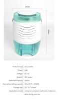 Deshumidificador Eléctrico de 1,2 L para el Hogar, Silencioso, con luz LED de 3 Colores - details 8