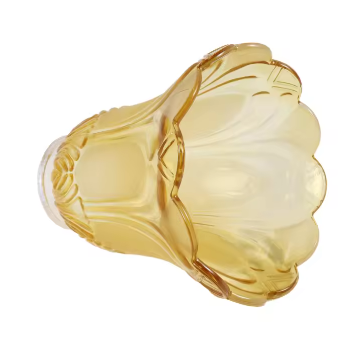 Reemplazo de pantalla de lámpara de luz de vidrio esmerilado y transparente para ventilador de techo - 1