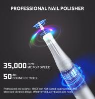 Máquina pulidora de uñas portátil 2 en 1, lámpara LED UV, secador de uñas, dispositivo de manicura de pulido - details 2