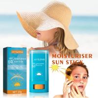 Protector solar facial SPF50+ para todo tipo de piel, resistente al agua, ligero, eficaz, duradero, protector solar hidratante en barra - details 0