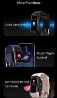 2025 Nuevo H8 Smartwatch Hombres Mujer Detección ECG Llamada Bluetooth Asistente de voz Modo deportivo Entrenamiento de respiración Linterna Compatible con Android IOS Smartwatch - details 9