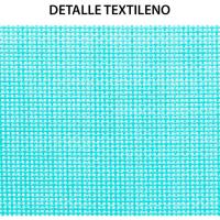 Tumbona Playa con Parasol Reclinable de 3 Posiciones Convertible en Cama Verde Aguamarina de Aluminio y Textileno 190x58x25 cm - details 6