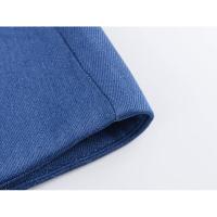BUNO-traje Vintage para mujer, Blazer de doble botonadura con cuello en V, minifalda recta con cremallera, pantalones cortos, conjuntos de verano 2025. - details 11