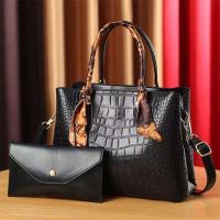 Nuevo bolso texturizado de gran capacidad para madre e hijo, bolso de hombro con patrón de piedra en relieve, bolso cruzado portátil para mujer - details 0